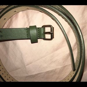 Vegan leather belt